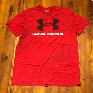🔥Red UnderArmour Heatgear T-Shirt🔥Men’s Medium🔥